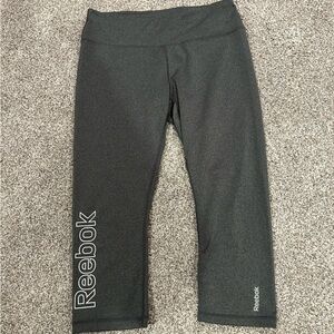 Reebok Charcoal Capri Leggings